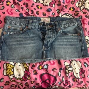 Hollister Classic Blue Denim Skirt